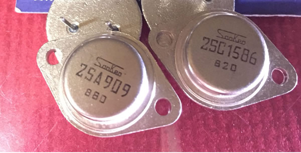 2SA909 2SC1586 A909 C1586 SANKEN Pair 2SA909 2SC1586 A909 C1586 SANKEN Pair