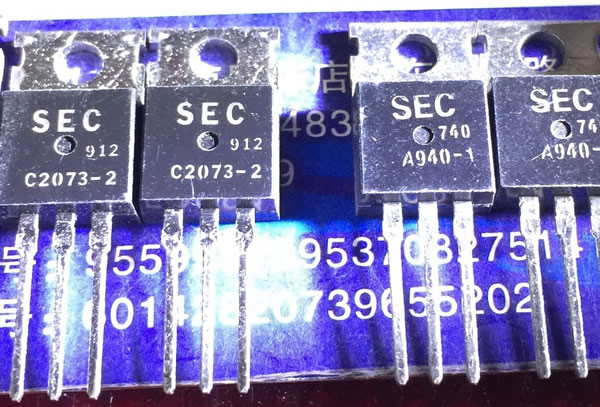 2SA940 2SC2073 A940 C2073 SEC Pair 5PCS/LOT 2SA940 2SC2073 A940 C2073 SEC Pair 5PCS/LOT