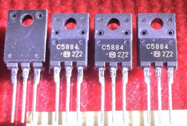 2SC5884 C5884 TO-220F 5PCS/LOT 2SC5884 C5884 TO-220F 5PCS/LOT