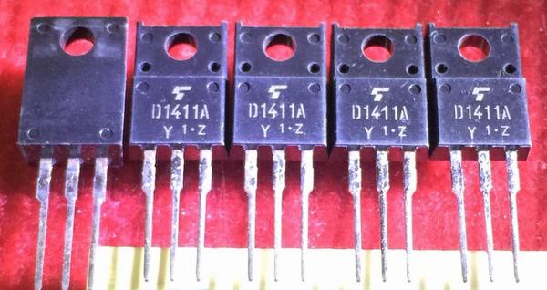 2SD1411A 2SD1411 D1411A TO-220F 5PCS/LOT 2SD1411A 2SD1411 D1411A TO-220F 5PCS/LOT