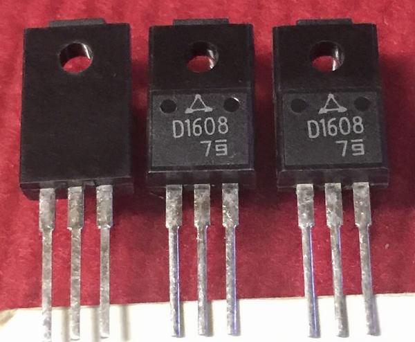 2SD1608 D1608 TO-220F 5PCS/LOT 2SD1608 D1608 TO-220F 5PCS/LOT