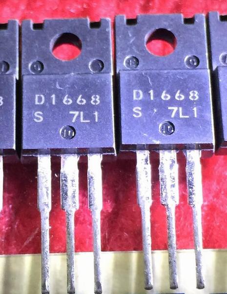 2SD1668 D1668 TO-220F 5PCS/LOT 2SD1668 D1668 TO-220F 5PCS/LOT