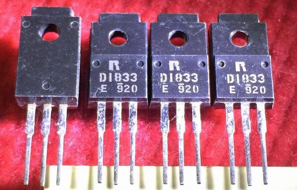 2SD1833 D1833 TO-220F 5PCS/LOT 2SD1833 D1833 TO-220F 5PCS/LOT