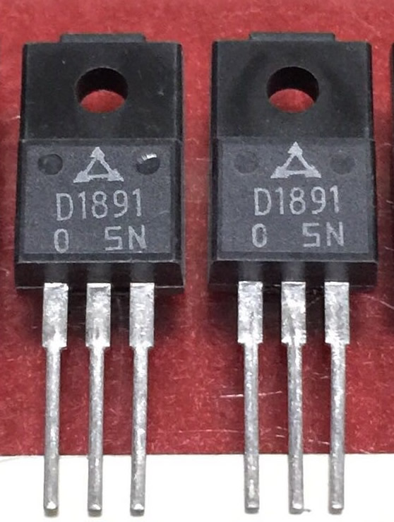 2SD1891 D1891 PANASONIC TO-220F 5pcs/lot 2SD1891 D1891 PANASONIC TO-220F 5pcs/lot