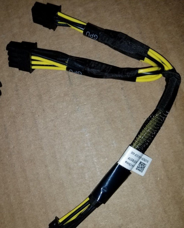 DELL R640 R740 R740XD Server GPU power cable TR5TP DELL R640 R740 R740XD Server GPU power cable TR5TP