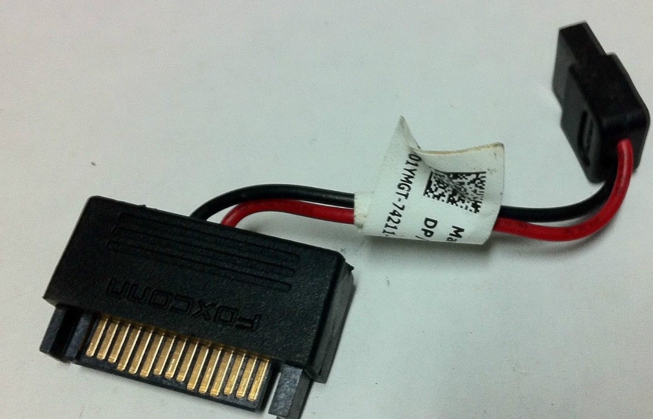 DELL SATA 15P to 6P optical drive power cable 1YMGT DELL SATA 15P to 6P optical drive power cable 1YMGT