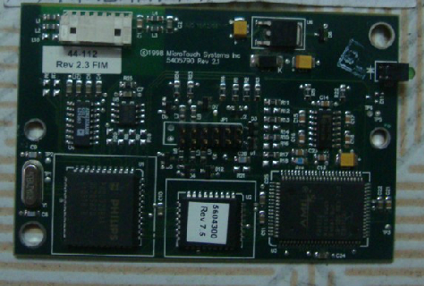 MICROTOUCH SYSTEMS INC 5405790 REV 2.1 touch controller