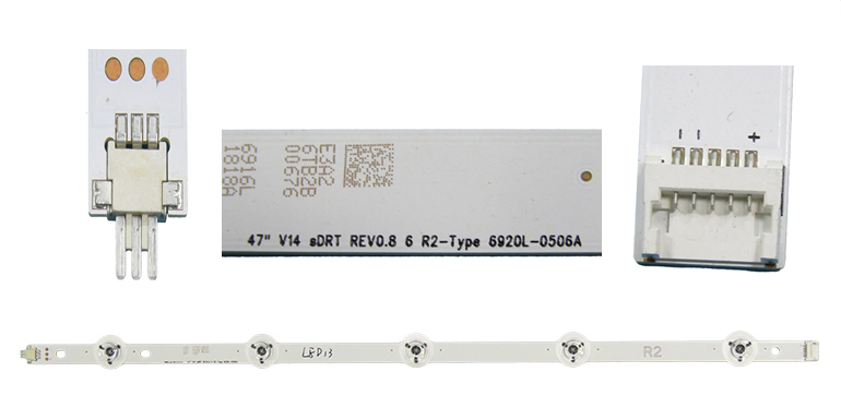 47" V14 SDRT REV0.8 6 R2-TYPE 6920L-0506A led strip new
