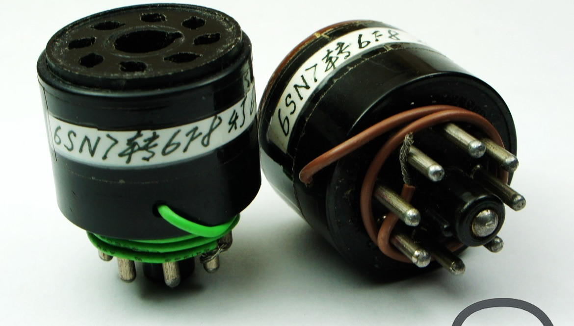 6SN7 6F8 tube socket adapter