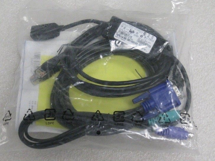 DELL P750-010 KVM switch cable PS/2 VGA 890RF data cable