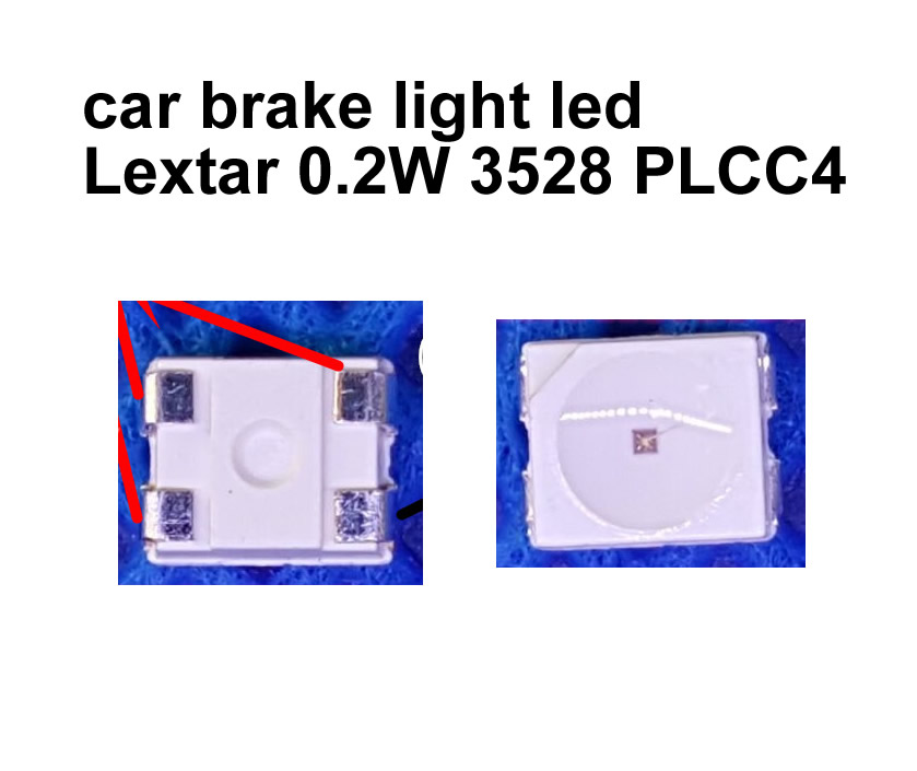 car brake light led Lextar 0.2W 3528 PLCC4 10pcs/lot car brake light led Lextar 0.2W 3528 PLCC4 10pcs/lot