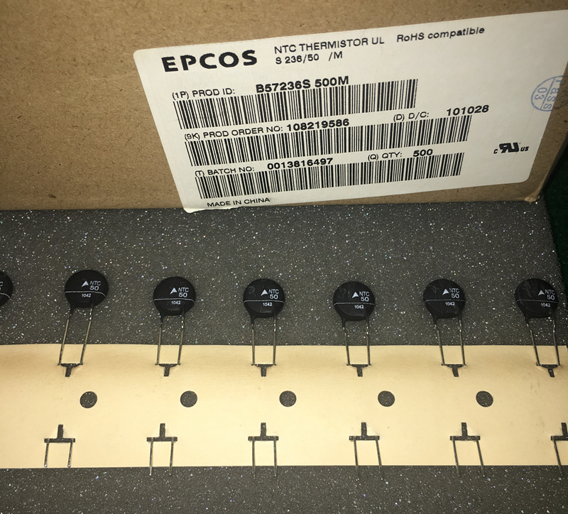 EPCOS thermistor B57236S500M NTC 50R 1.9A 50Ohms 5pcs/lot