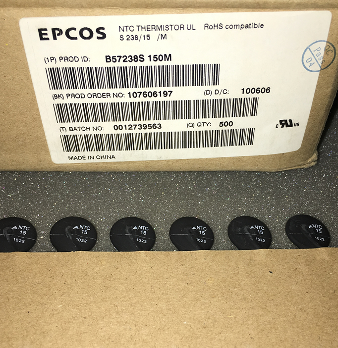 EPCOS thermistor B57238S150M NTC 15R 4.4A 16MM 5pcs/lot