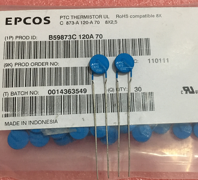 EPCOS  B59873C120A70 C873-A 120-A 70 8X2.5 5pcs/lot