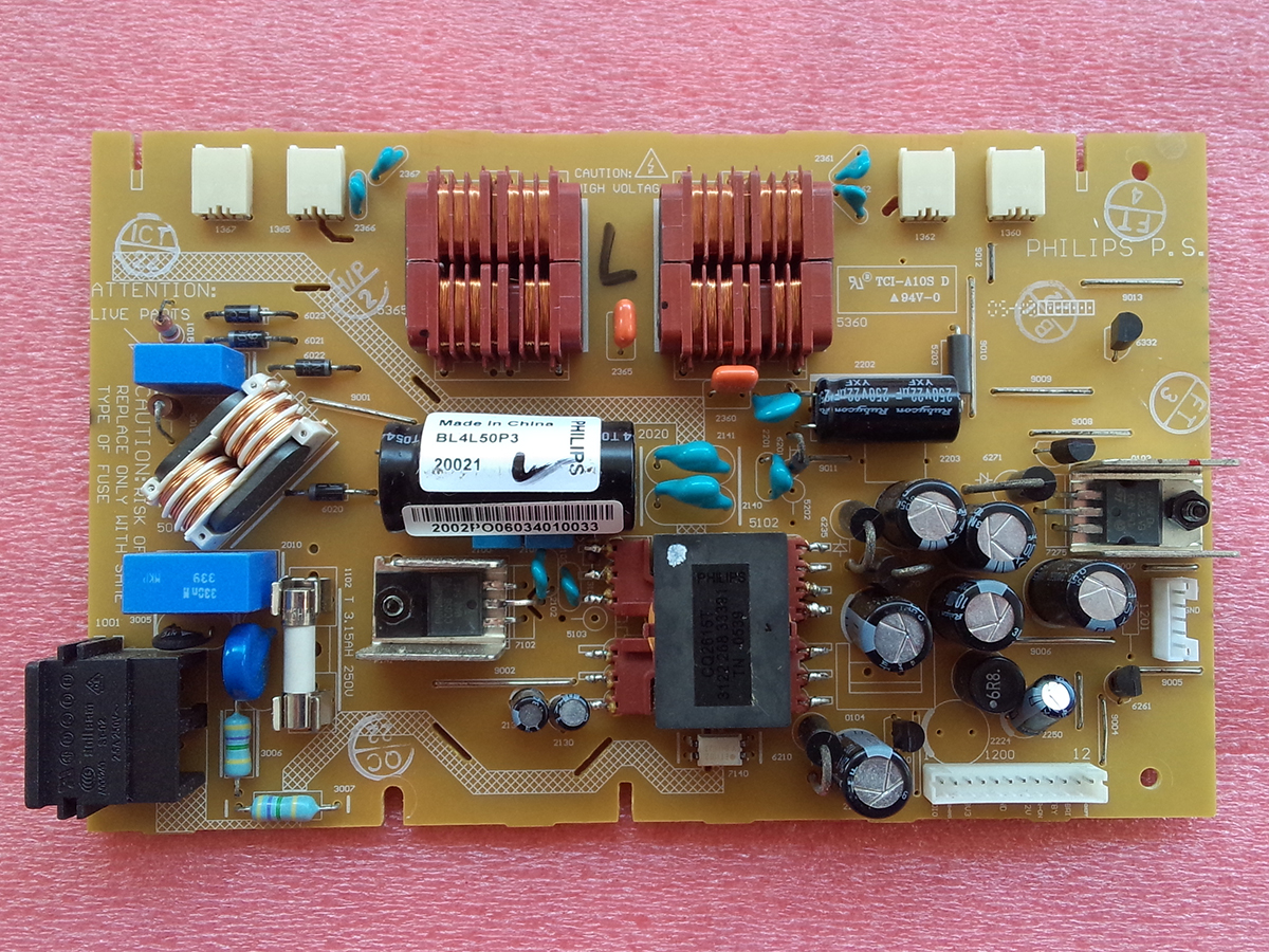 BL4L50P3 philips power supply board