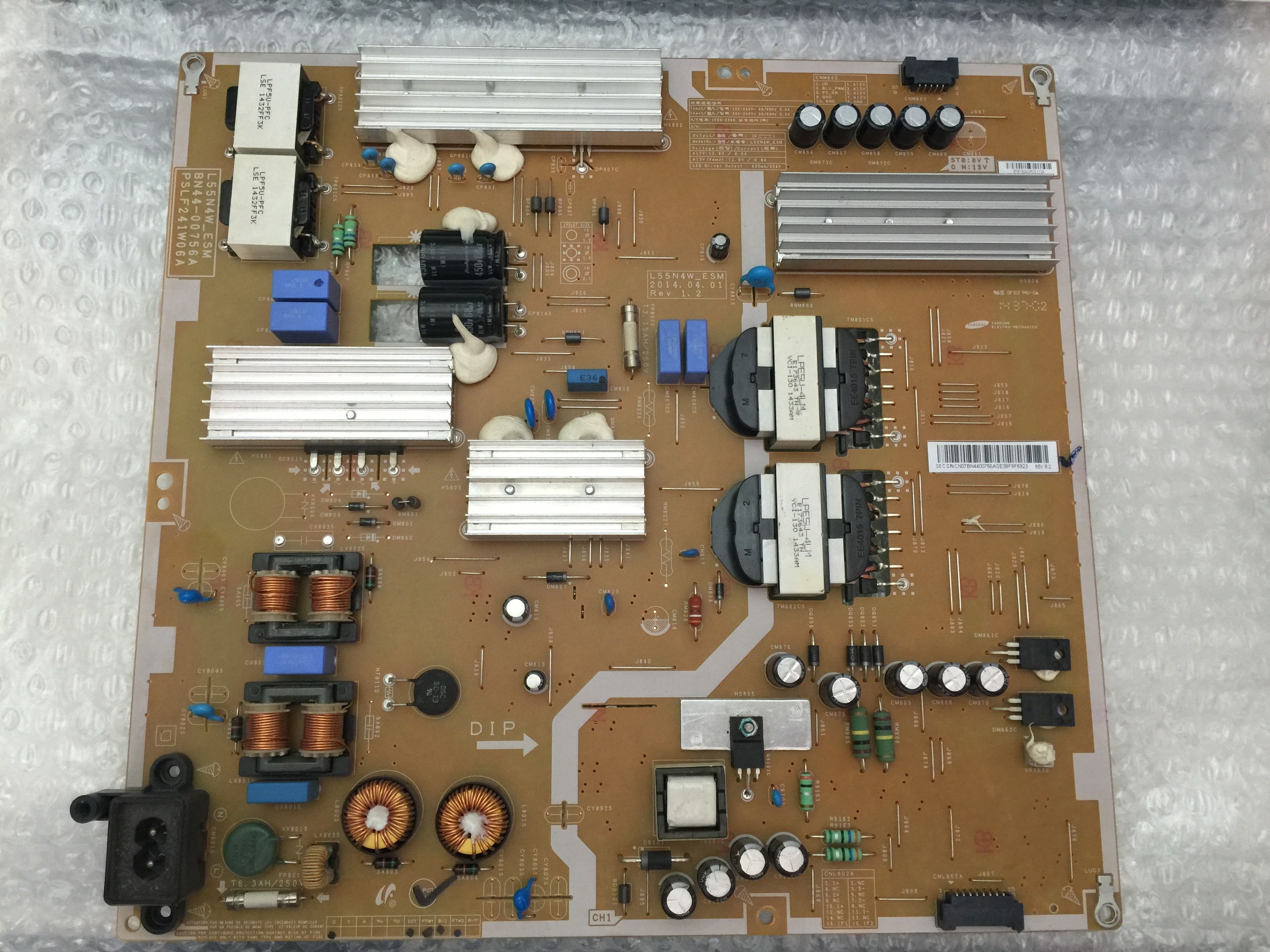 L55N4W-ESM BN44-00756A samsung tv power supply board