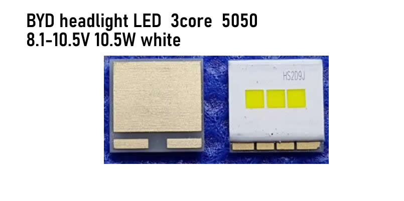 BYD headlight LED BOH-NWS3-60 3core 5050 8.1-10.5V 10.5W
