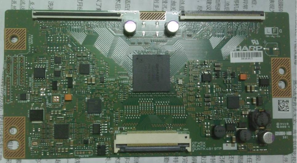 CPWBX RUNTK DUNTK4819TP ZA sharp display control board