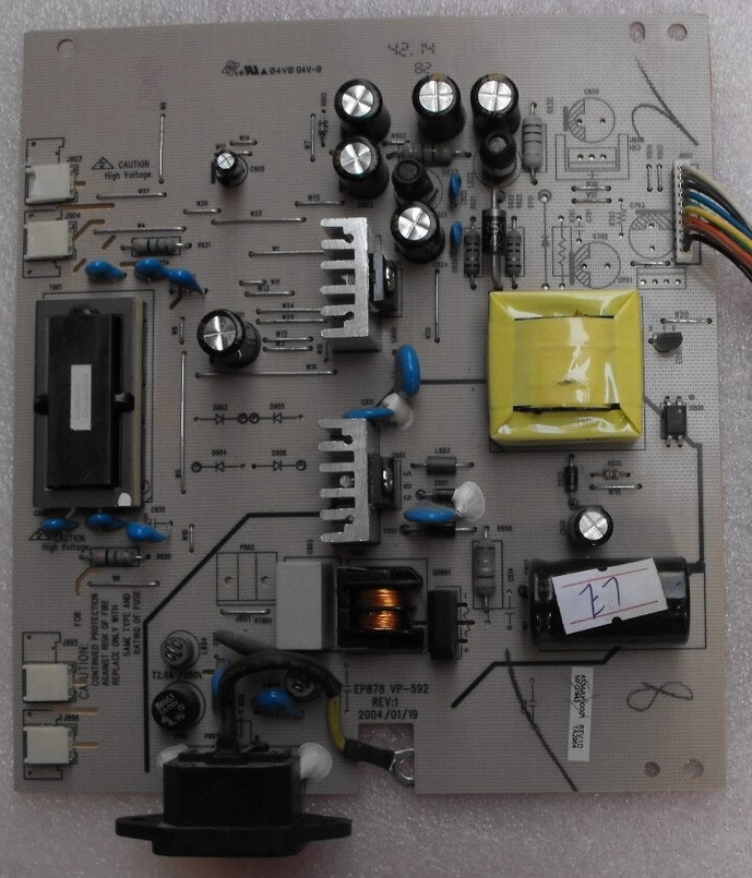EP878 VP-592 REV:1 power board