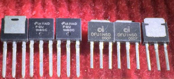 FQU1N60C DFU1N60 1N60 TO-251 5PCS/LOT FQU1N60C DFU1N60 1N60 TO-251 5PCS/LOT