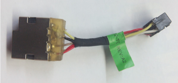 HP PAVILION 15 10PIN 8wire dc jack with wire  NewHP PAVILION 15 10PIN 8wire dc jack with wire