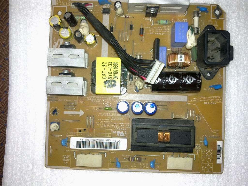 Samsung Power Board IP-54135T BN4400232A Power Board