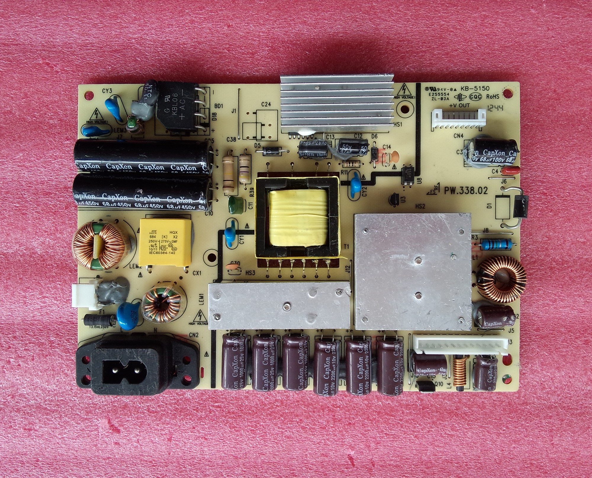KB-5150 PW.338.02 power supply board