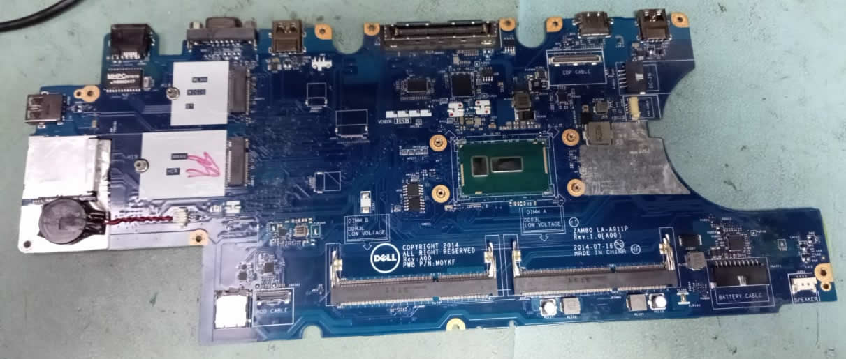 DELL E5550 LA-A911P i7 CPU CN-0XGMKX ZAM80 I7-5600U motherboard