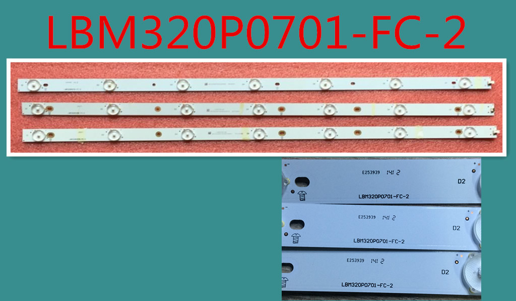 LBM320P0701-FC-2 LED BACKLIGT STRIP FOR AOC 315LM00002A  3PCS/SET