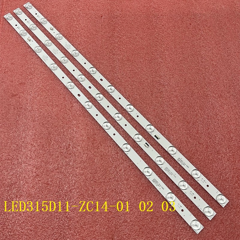 3pcs LE32C800C LED315D11-ZC14-01(D) 02(D) 03(D) 625mm