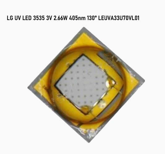 LG UV LED 3535 3V 2.66W 405nm LEUVA33U70VL01
