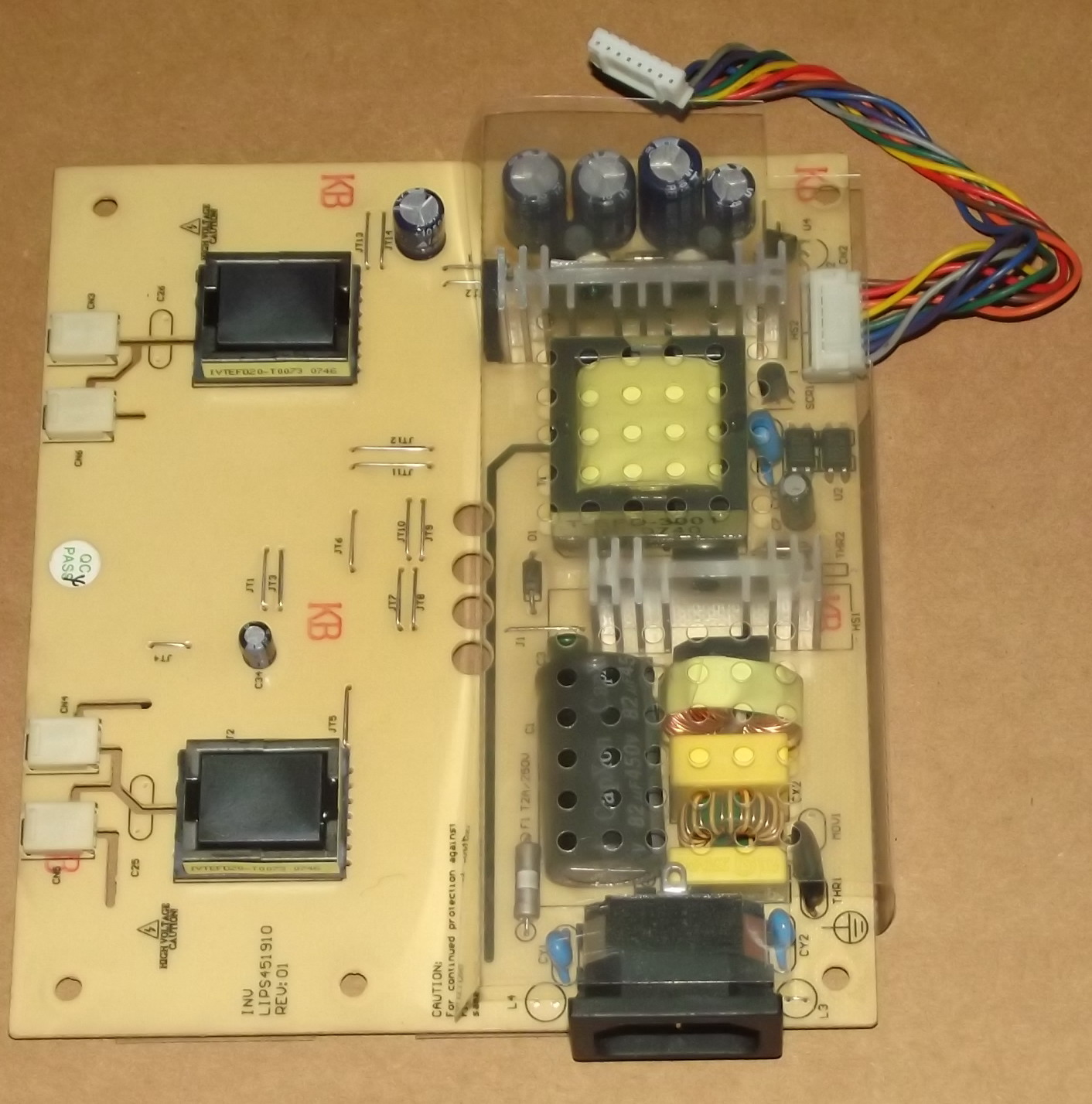 LIPS451910 LCD power inverter board