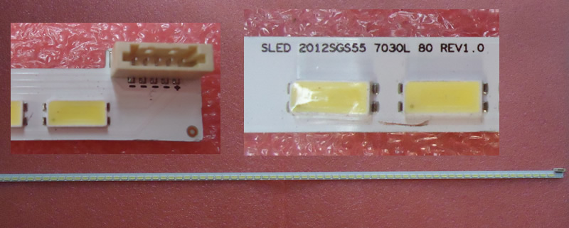 LJ64-03479A SLED 2012SG555 7030L 80 REV1.0 80-LEDS 676MM LED BAR 1PCS