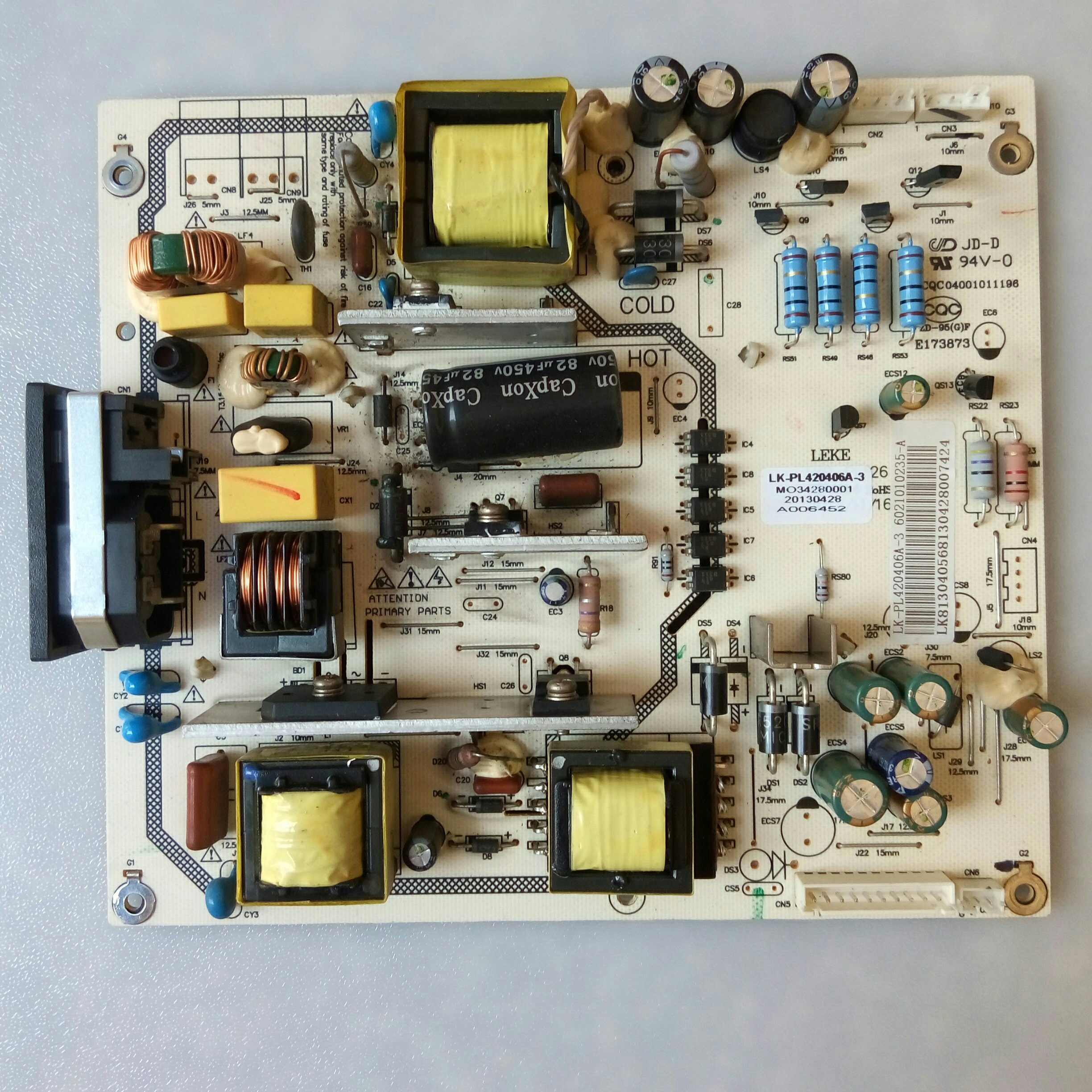 LK-PL420406A-3 LK-PL088 power supply board