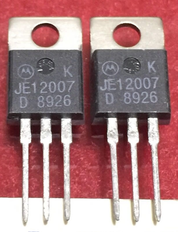 MJE12007 JE12007 Motorola TO-220 5PCS/LOT MJE12007 JE12007 Motorola TO-220 5PCS/LOT