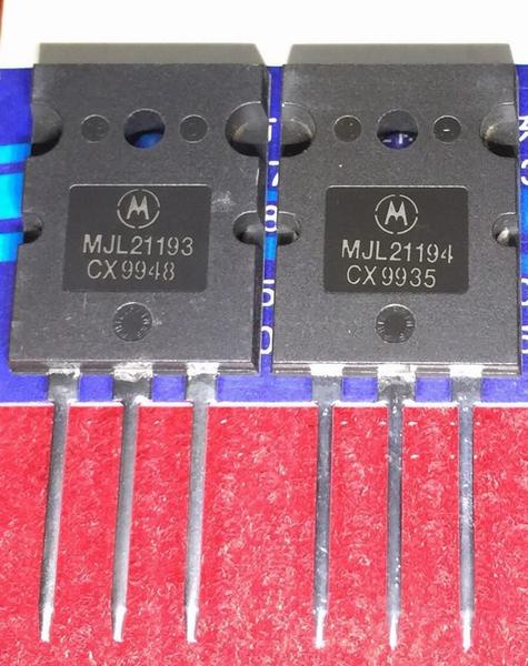 MJL21193 MJL21194 Motorola Pair MJL21193 MJL21194 Motorola Pair