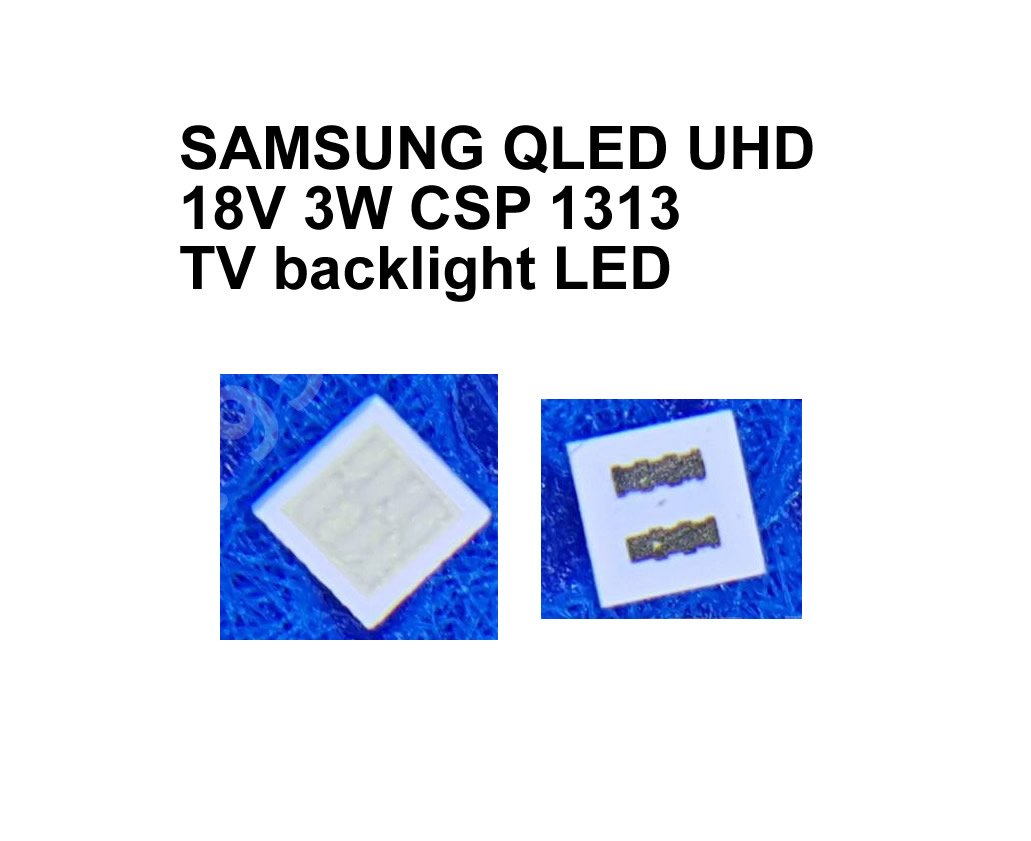 SAMSUNG QLED UHD 18V 3W CSP 1313 TV backlight LED 10pcs/lot SAMSUNG QLED UHD 18V 3W CSP 1313 TV backlight LED 10pcs/lot