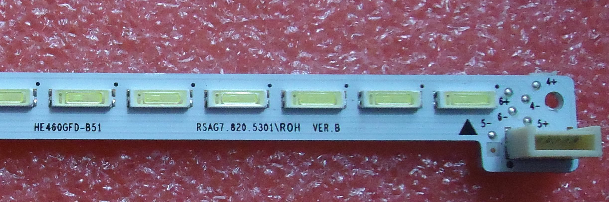 HE460GFD-B51 RSAG7.820.5301\ROH 66leds 585MM LED TV BACKLIGHT  STRIP used and tested