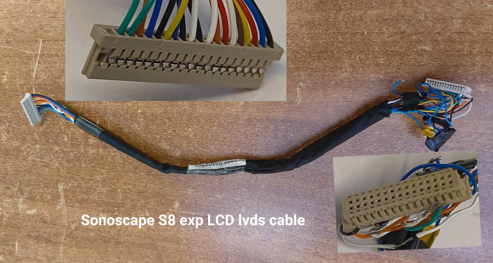 Sonoscape S8 exp LCD display LVDS cable new OEM