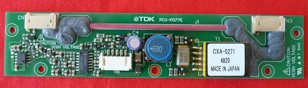 TDK CXA-0271 PCU-P077E INVERTER BOARD USED AND TESTED