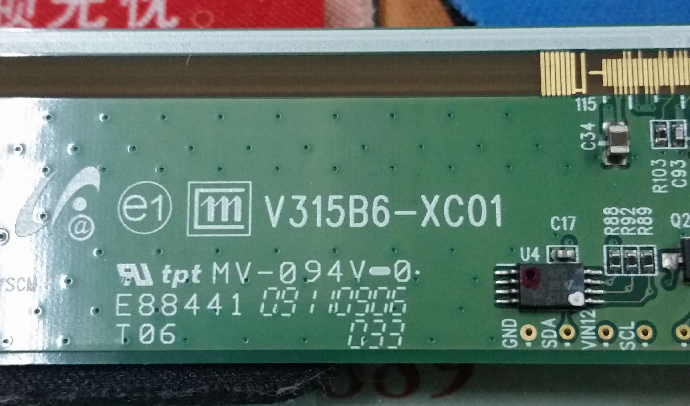 V315B6-XC01 LCD DISPLAY PCB NEW