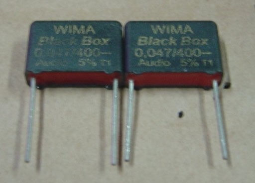 WIMA BLACK BOX 0.047uf 400V Audio Cap 18mm×6mm×12mm spacing: 15mm