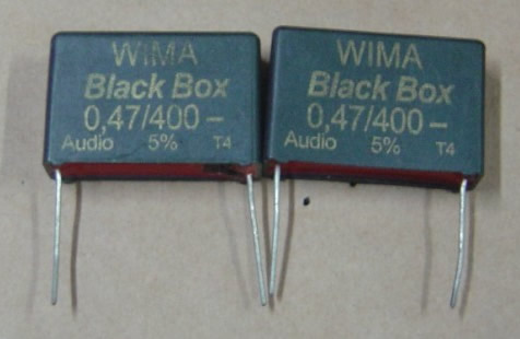 WIMA BLACK BOX 0.47uf 400V Audio Cap 31mm×11mm×20.5mm spacing: 27mm