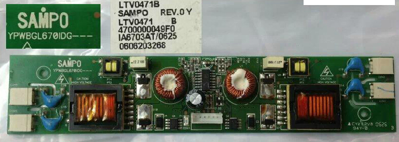 YPWBGL670IDG LTV0471 inverter board