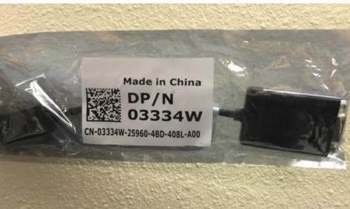 DELL MINI HDMI to VGA data cable 3334W