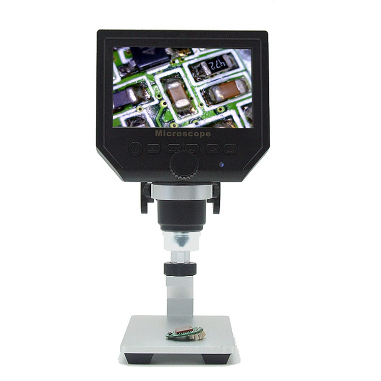 600X 4.3\" LCD USB Digital Microscope Portable 8 LED 3.6MP VGA Electronic HD Video Microscopes  Endoscope Magnifier Camera