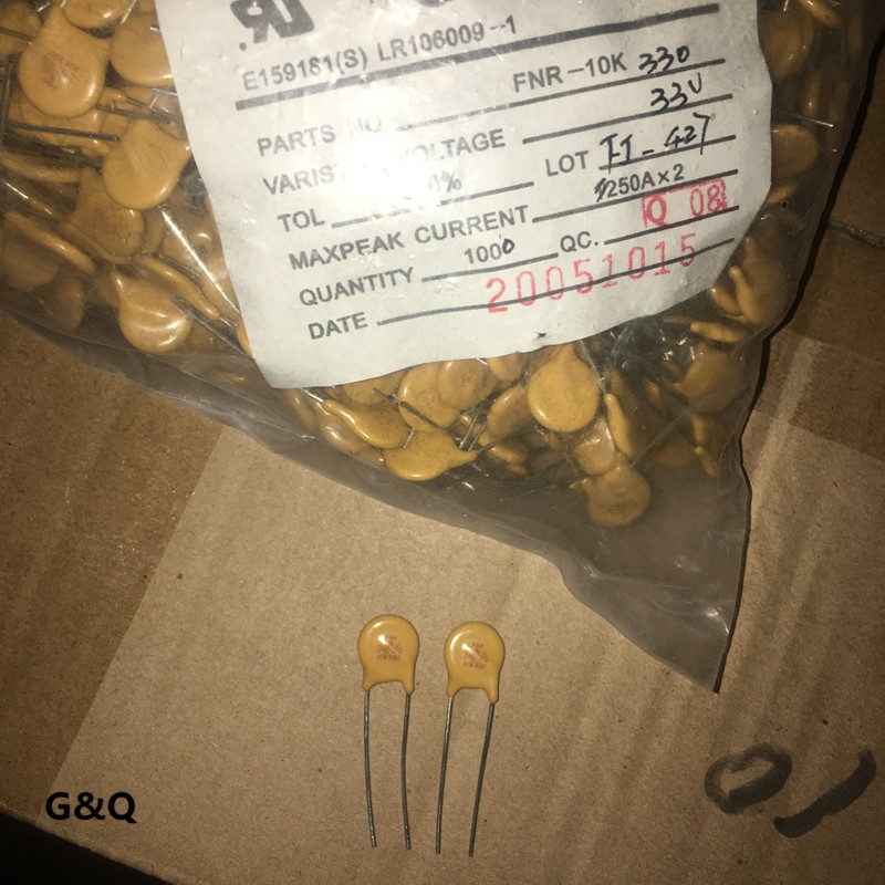 FNR 10K330 10D330K V10330 33V 10mm 5pcs/lot FNR 10K330 10D330K V10330 33V 10mm 5pcs/lot