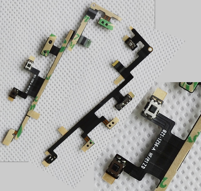iPad 3 Power On/Off Volume Control Flex Cable part iPad 3 Power On/Off Volume Control Flex Cable part