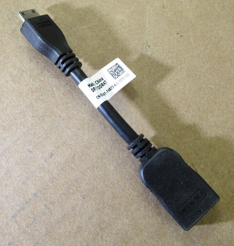 DELL DDR4T MINI HDMI to HDMI data cable