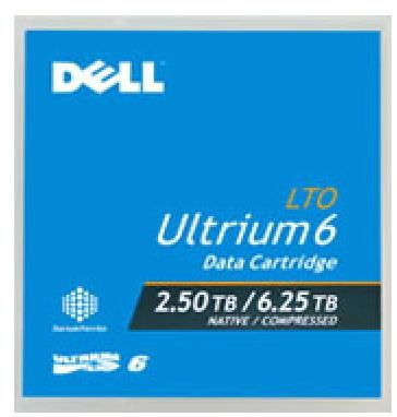 DELL LTO6 Ultrium 6 Data Cartridge 2.5TB-6.25TB